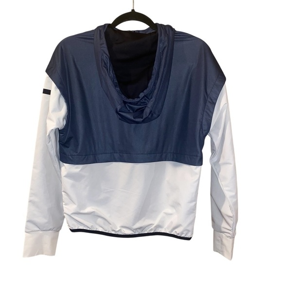 Under Armour Gore Windstopper Navy and White Hooded Jacket Women’s Size Small - Picture 2 of 13